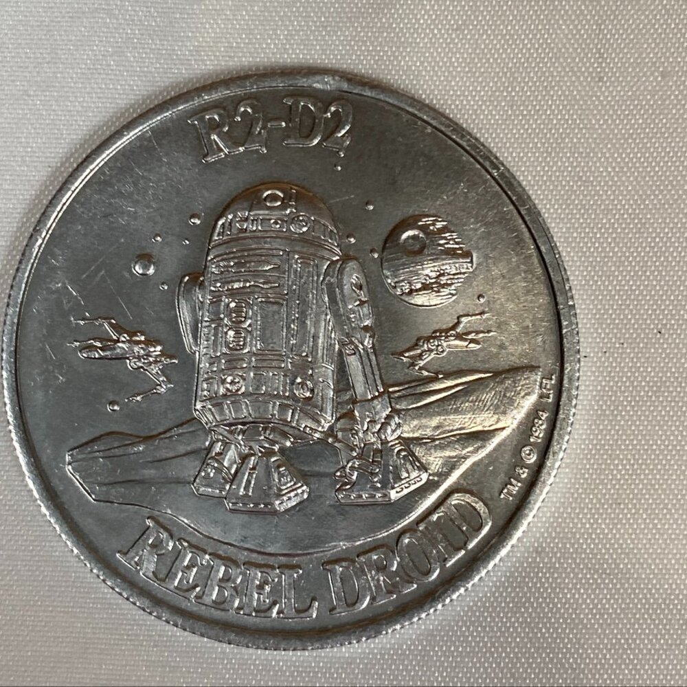 Kenner R2-D2 Rebel Droid Power of the Force Coin 1984 Star Wars Collectible